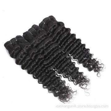Uniky Deep Wave Bundles 9A Brazilian Virgin Human Hair Weft Cheap Wholesales Free Shipping For Black Woman